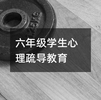 六年级学生心理疏导教育